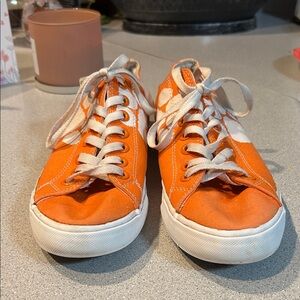 Row One - sz 10.5 Women’s - Orange Clemson Tiger Sneakers.  GO Tigers!